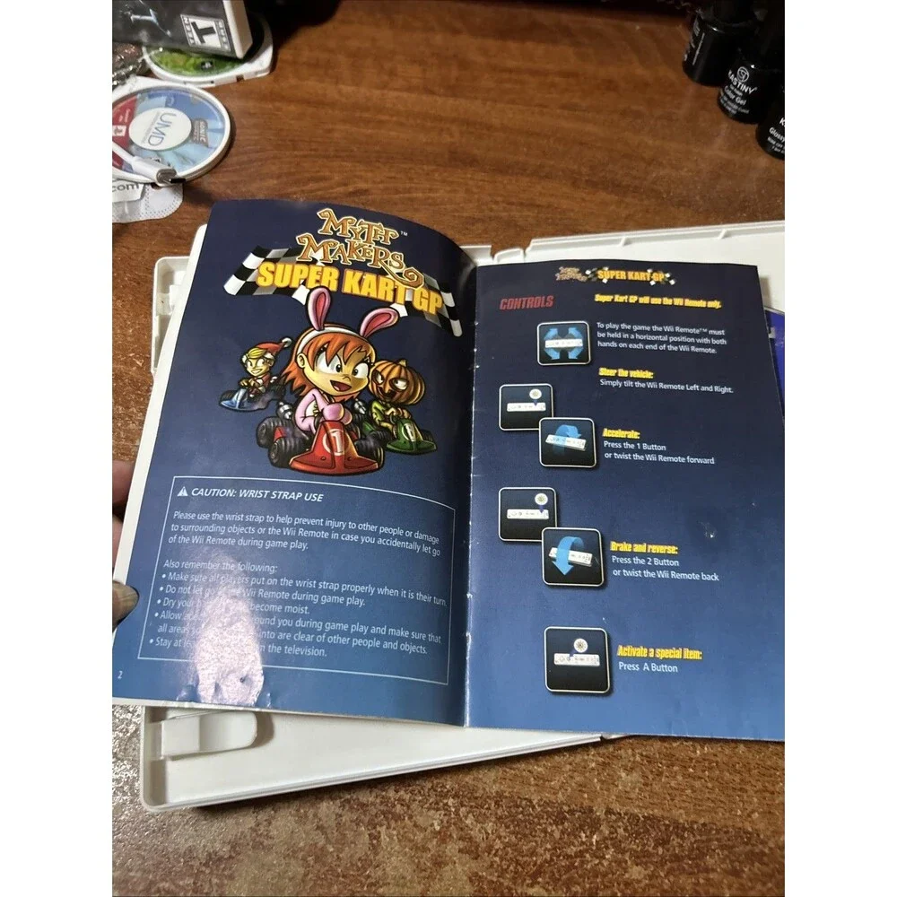 Myth Makers: Super Kart GP - Nintendo Wii - (Original Case+Disc) Has Manual Game